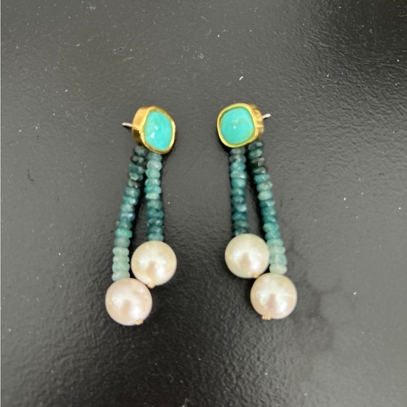 lizzie Fortunato Jewelry - lizzie fortunato NEW  Alvar Earrings in Turquoise